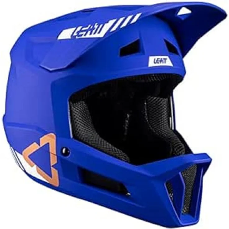 Leatt MTB Gravity 1.0 Junior Integralhelm, UltraBlue, hervorragende Belüftung, 360°-Turbinen-Technologie, maximaler Kopf- und Gehirnschutz, XXS – Bild 2