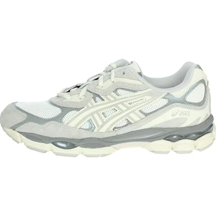 ASICS Performance GEL-NYC, Herren Laufschuhe mit GEL-Technologie und retro Design, Beige, Größe 44