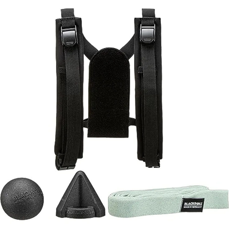 BLACKROLL Damen, Herren Faszien Set Office Box 2.0 Black-Green S/M/L
