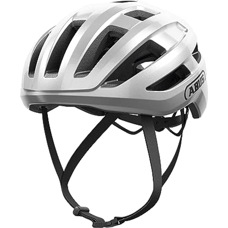 ABUS Rennradhelm PowerDome - leichter Fahrradhelm mit cleverem Belüftungssystem und aerodynamischem Profil - Italy - für Damen und Herren - Weiß, Größe S – Bild 5
