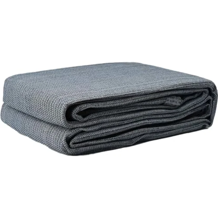 vidaXL Zelt Zubehör Blau-Grau, Wasserdichtes Polyester 250 x 600 cm, Tragbar und Vielseitig einsetzbar – Bild 1