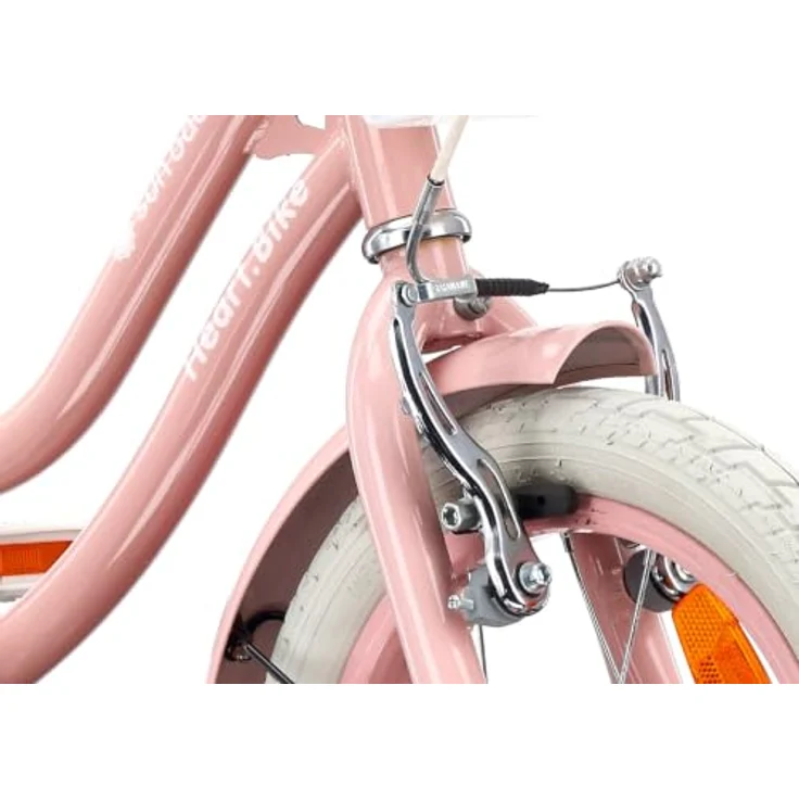 Sun Baby Silver Moon 14 Zoll Kinderfahrrad mit Schubstange, rosa, für Kinder bis 50 kg – Bild 3