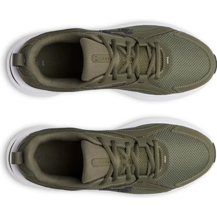 Under Armour Herren Charged Assert 11 Laufschuhe, Atmungsaktives Obermaterial, Gepolsterte Einlegesohle, Charged+ Dämpfung, Robust, Grün, Schuhgröße: 45 EU – Bild 3