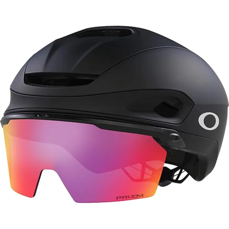 Oakley ARO7 Road, Fahrradhelm mit MIPS, Hardshell-Technologie, Matte Black/Prizm Road, Größe M (55 - 59 cm)