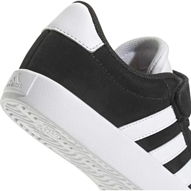 adidas ID9148_420, Laufschuhe für Kinder mit Klettverschluss, Wildleder-Obermaterial, Weiß/Core Black/Cloud White – Bild 4