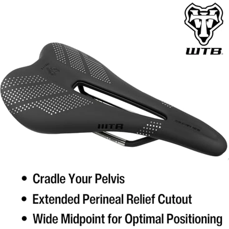 WTB Gravelier Steel, Velosattel für Gravelcycling mit ergonomischem Design und Druckentlastungskanal, silber – Bild 2