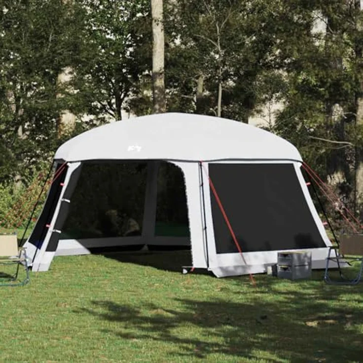 vidaXL Poolzelt, wasser- und winddicht mit abnehmbarem Überzelt, für Camping und Partys, 12.85 kg – Bild 2