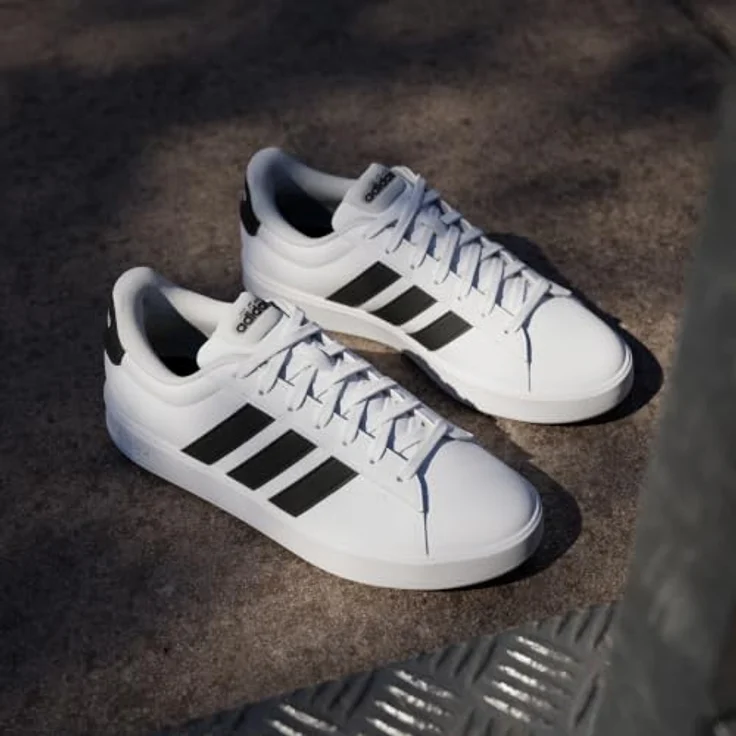Adidas Grand Court 3.0 Sneakers Damen, Cloudfoam Einlegesohle für maximalen Komfort, Gummiaußensohle für Haltbarkeit – Bild 9