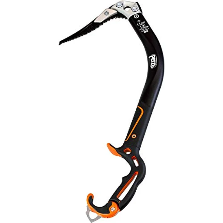 Petzl Nomic Eispickel, Black, für Eisklettern und Drytooling, auswechselbare Haue und Schaufel/Hammer – Bild 5