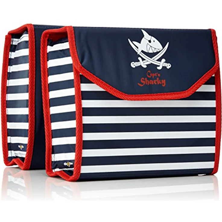 Doppelpacktasche Capt`n Sharky B230xH200xT80mm, weiß/blau/rot – Bild 3