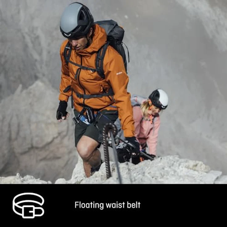 Salewa Xplorer Klettergurt, atmungsaktiver Klettersteig- und Alpinsportgurt mit verstellbaren Beinschlaufen und Dyneema-Einbindeschlaufe – Bild 3