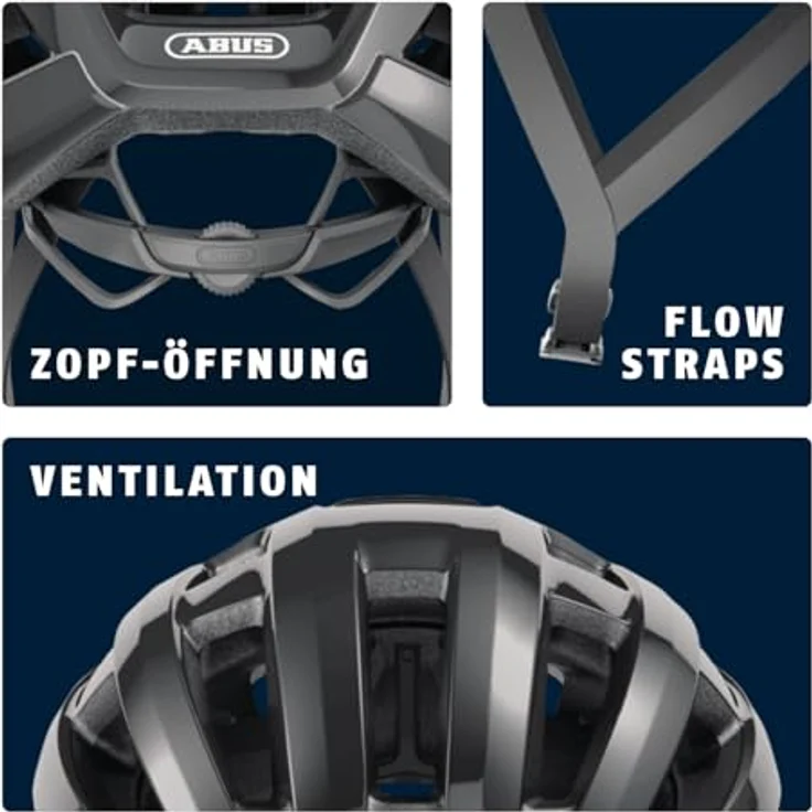 Abus PowerDome MIPS, Velohelm (54 - 58 cm) mit optimaler Belüftung und individuellem Anpassungssystem, Made in Italy – Bild 5