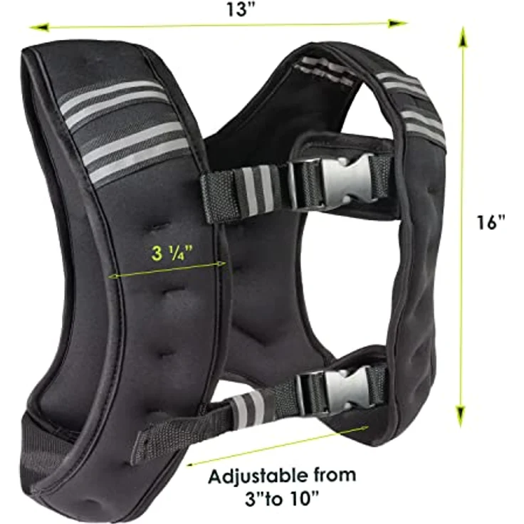 ProsourceFit Unisex – Erwachsene 810244023945 Weste, Schwarz, Einheitsgröße – Bild 2