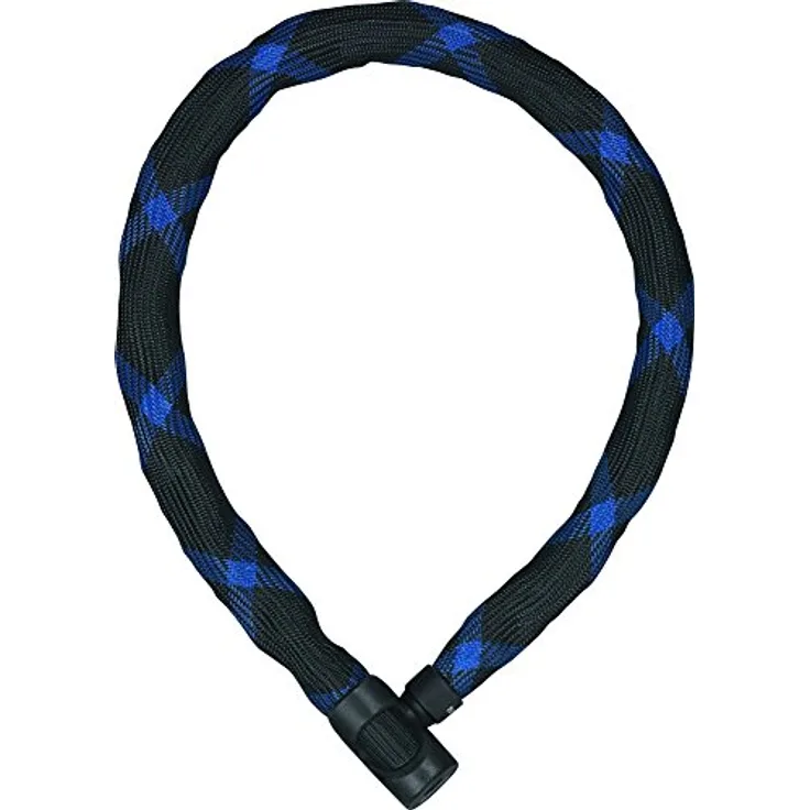 ABUS Ivera Chain 7210, Kettenschloss mit Kunstfaserummantelung, ABUS-Sicherheitslevel 8, 110 cm, Schwarz