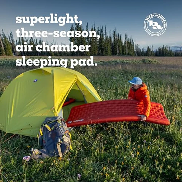 Big Agnes Rapide SL Insulated, Thermomatte für Hochtouren und Winterbiwaks, R-Wert 4,8, antimikrobiell und komprimierbar – Bild 3