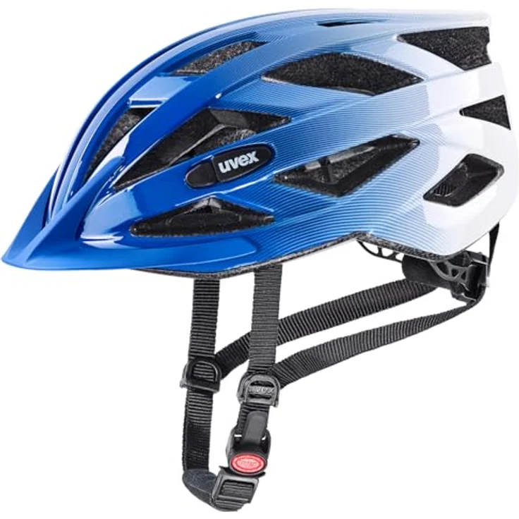 Uvex Sports Air Wing, Velohelm für Erwachsene und Kinder, 56-60 cm, mit integrierter Sonnenblende, Fliegengitter und 24 Belüftungsöffnungen – Bild 1