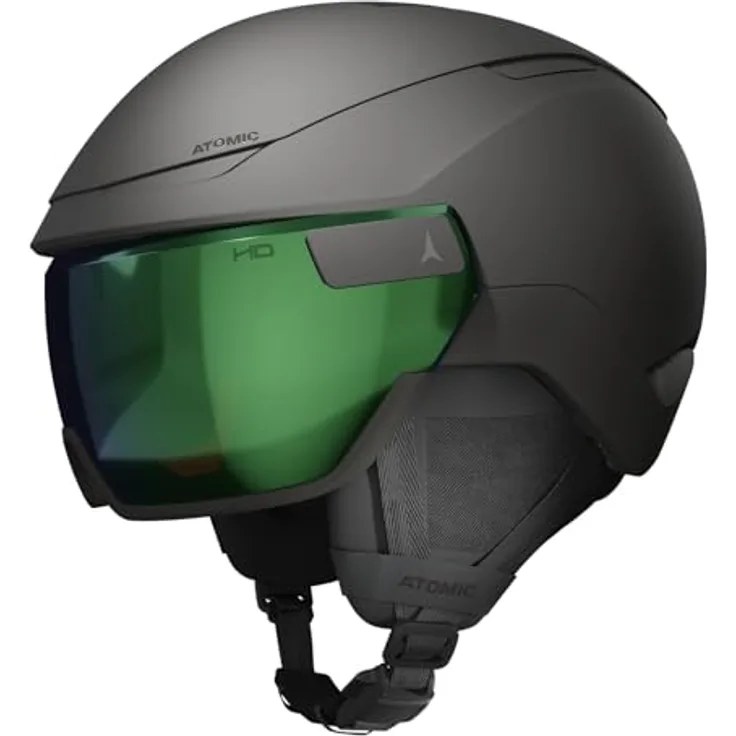 ATOMIC Revent GT Amid Visor HD - M, Skihelm mit Hybrid Konstruktion, 360° Kopfumschließung und Holo Core für maximalen Schutz und Komfort