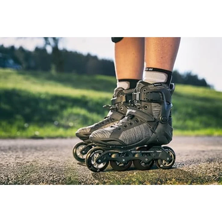 POWERSLIDE Phuzion Radon 80 Trinity SMU 38 Fitness Inlineskate in Schwarz/Weiss, ABEC 5 Kugellager – Bild 8