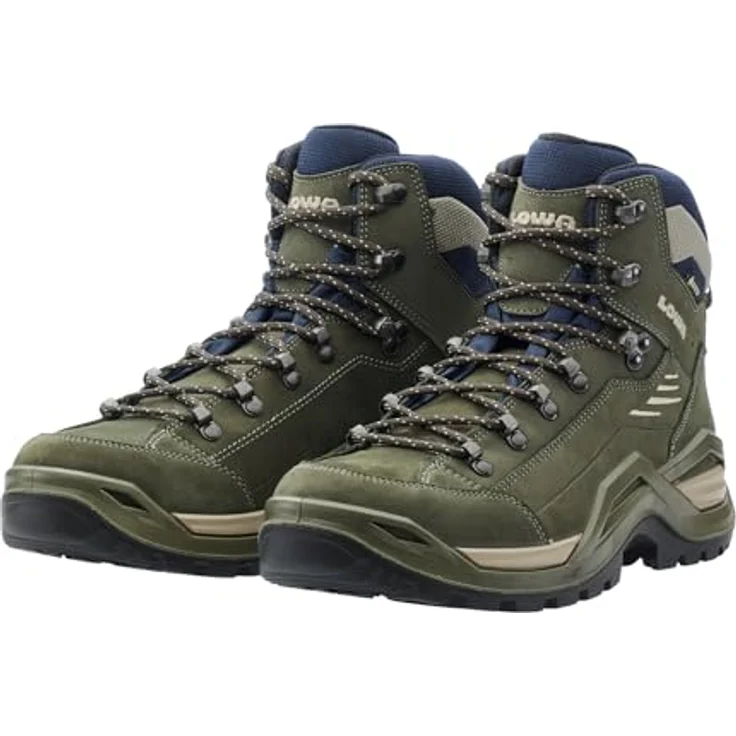 LOWA Herren Wander- & Bergschuhe 6C6F77615F333131393136, wasserdicht mit GORE-TEX®, Veloursleder, grün, Größe 41 1/2 EU – Bild 5