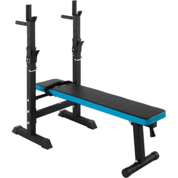 Rebel Active Verstellbare Trainingsbank mit Ständern, Hantelbänke für flexibles Training