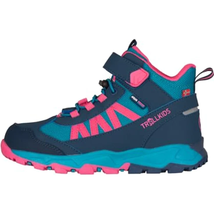 TROLLKIDS KIDS TRONFJELL HIKER MID, wasserdichter Wanderschuh mit hoher Dämpfung und rutschfester Gummi-Sohle – Bild 2