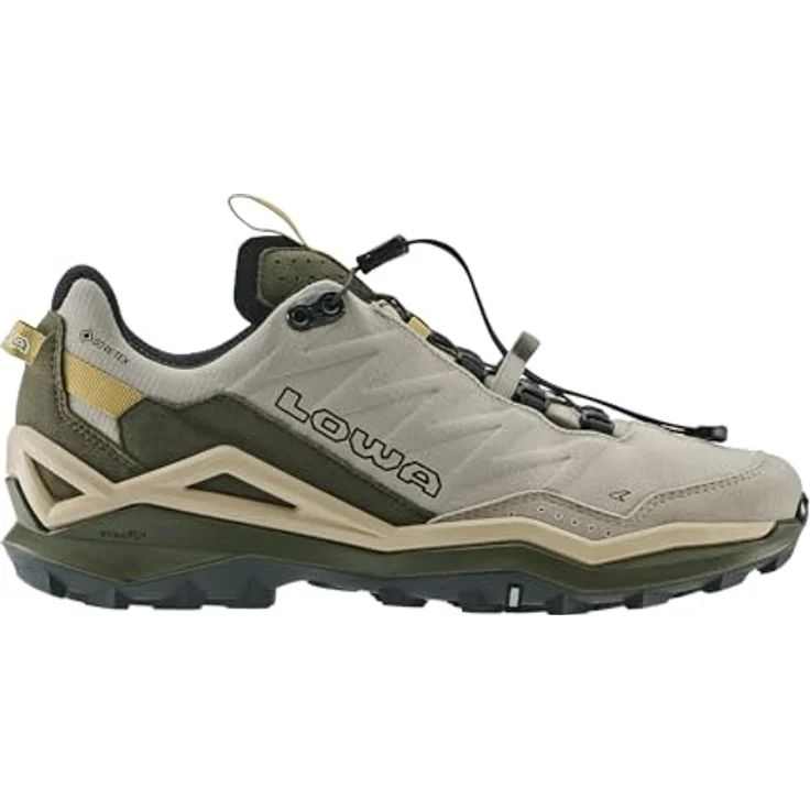 LOWA Halbschuh MADDOX PRO GTX LO SL, wasserdicht, atmungsaktiv, griffige Sohle, desert/oliv, Größe 41.5 – Bild 2