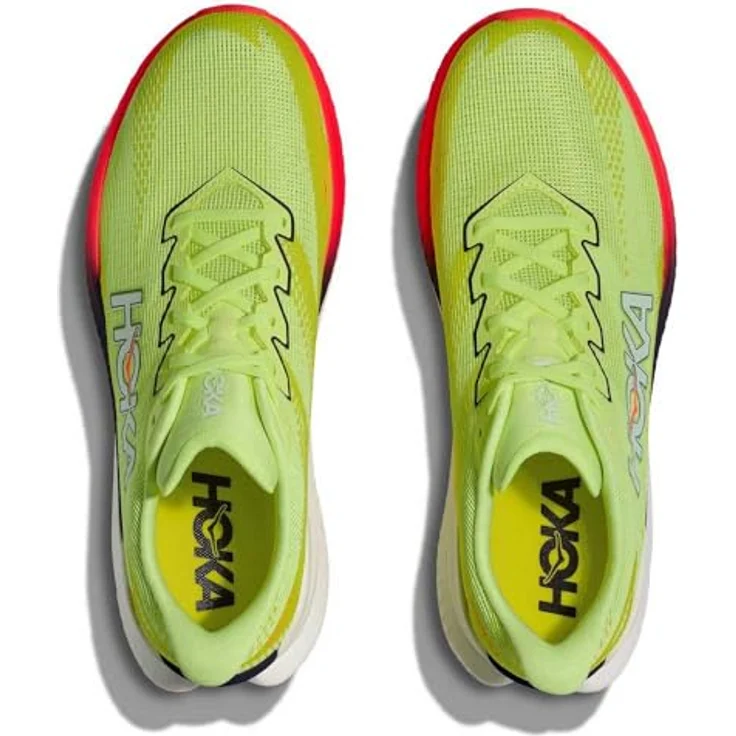 HOKA MACH X 3 Herren Laufschuhe, leichte Wettkampfschuhe mit atmungsaktivem Obermaterial, gelb, EU 43 1/3 – Bild 6