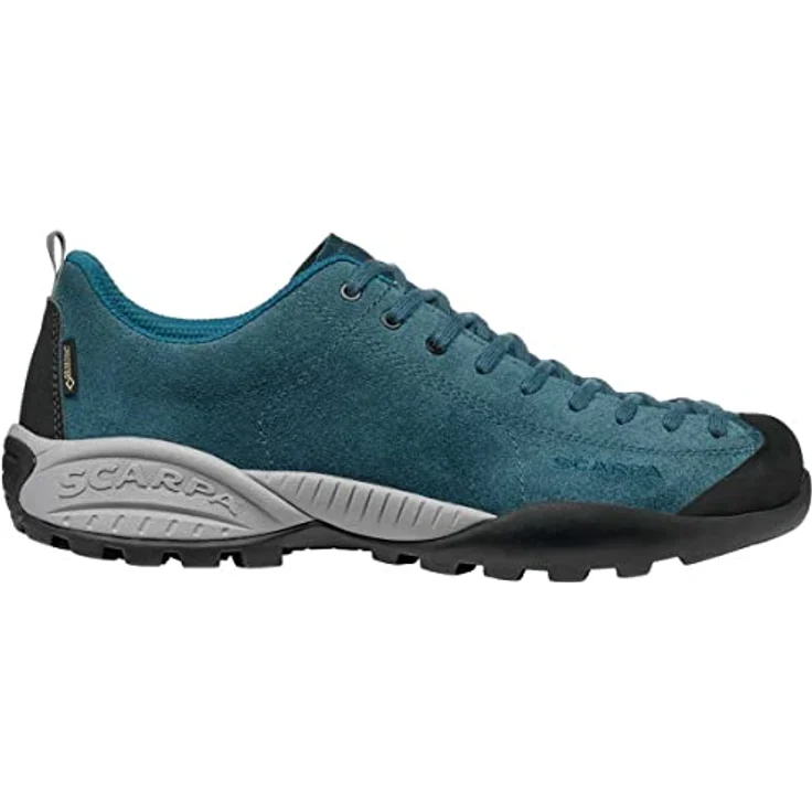 Scarpa Mojito GTX, Damen Wanderschuhe für Freizeit und Reisen, wasserdicht, Größe 45.5, Blau – Bild 1