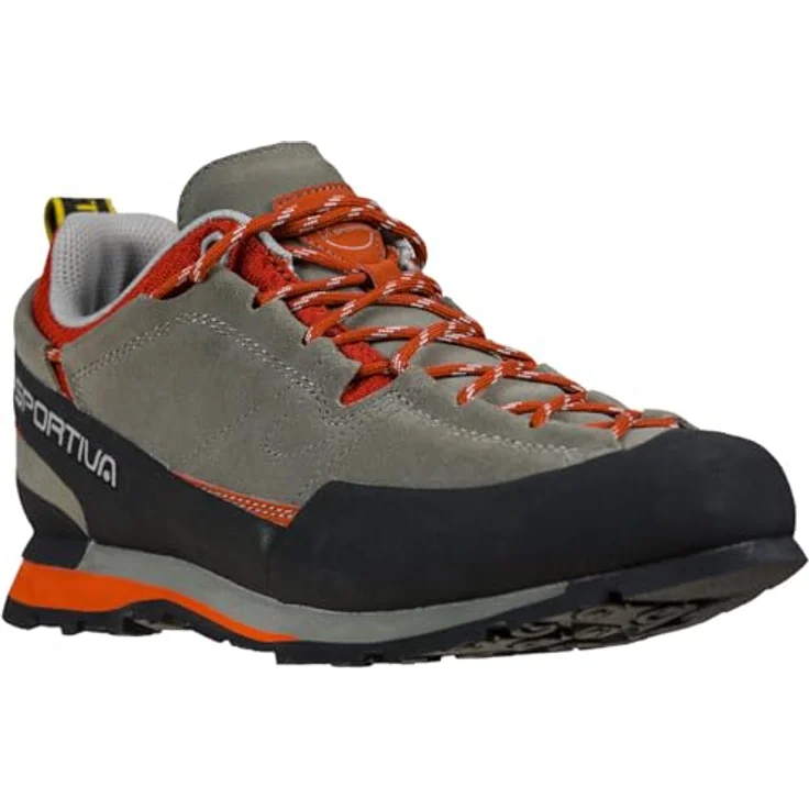 La Sportiva Boulder X, Zustiegsschuhe mit griffiger Vibram-Sohle und schlagdämpfender EVA-Zwischensohle, clay/saffron, EU 40 – Bild 2