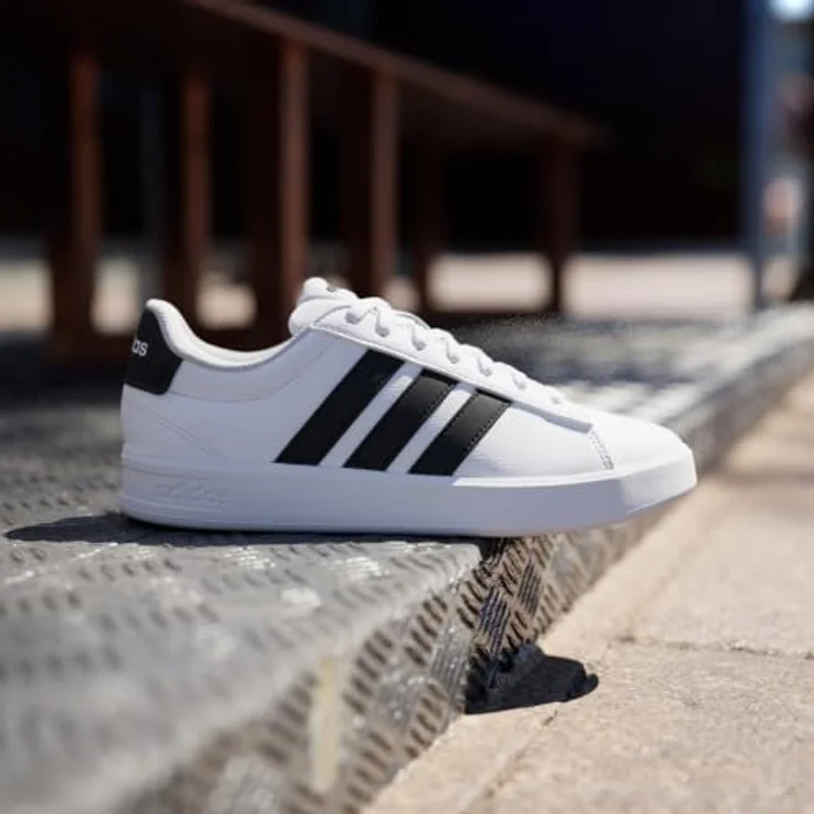 Adidas Grand Court 3.0 Sneakers Damen, Cloudfoam Einlegesohle für maximalen Komfort, Gummiaußensohle für Haltbarkeit – Bild 2