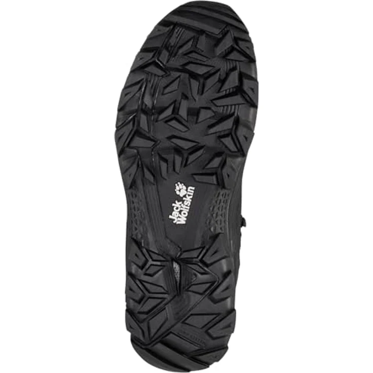 Jack Wolfskin Everquest Texapore Mid M, Herren Wanderschuhe, wasserdicht, für Temperaturen bis -30 °C, Schwarz, Größe 42.5 – Bild 6