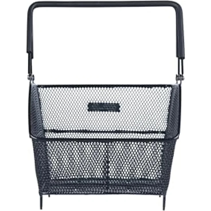 Basil Cento Multi System Fahrradkorb, Schwarz – 21 Liter Volumen, wetterfest, kompatibel mit MIK und Racktime – Bild 4