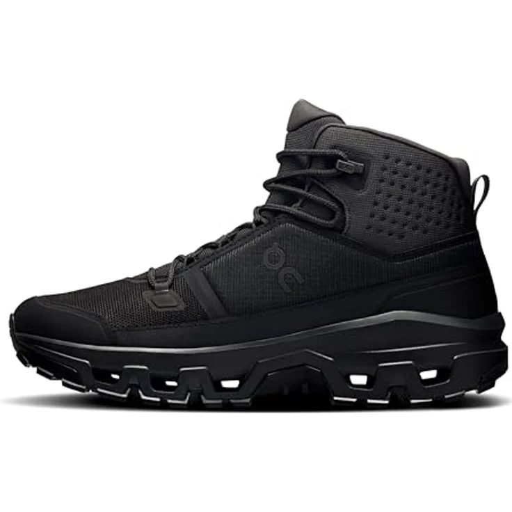 ON Herren-Wandersneaker, Wasserfeste Laufschuhe mit mittelhohem Schaft und optimaler Dämpfung, Grau – Bild 6