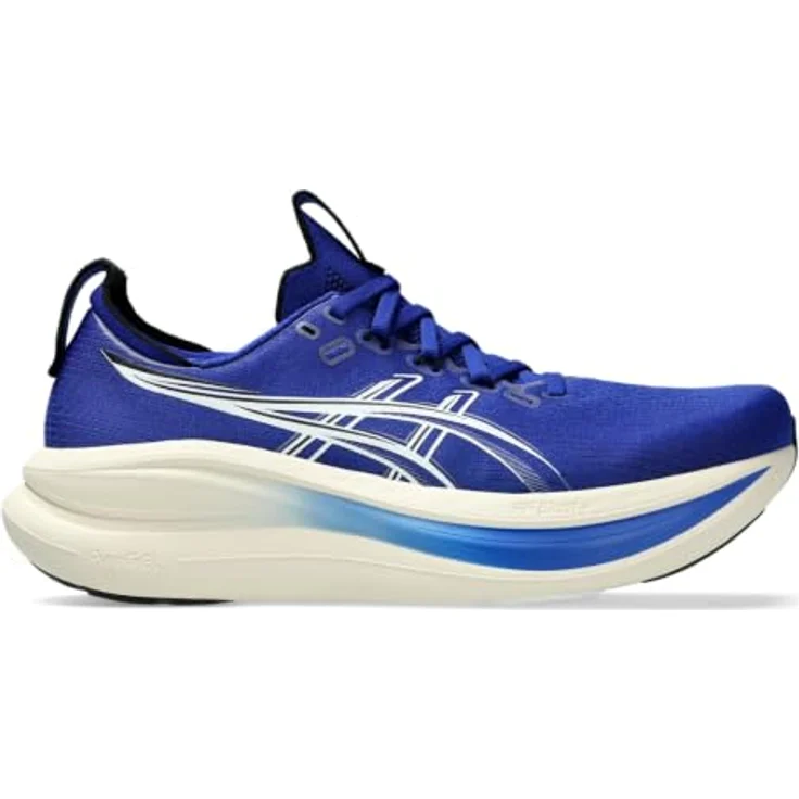 Asics Gel-Nimbus 28, Laufschuhe für Normalpronierer und Unterpronierer, Größe 48, atmungsaktives Knit-Obermaterial, FF Blast™ Plus-Dämpfung, PureGEL™-Technologie, Hybride Asicsgrip™-Außensohle – Bild 3