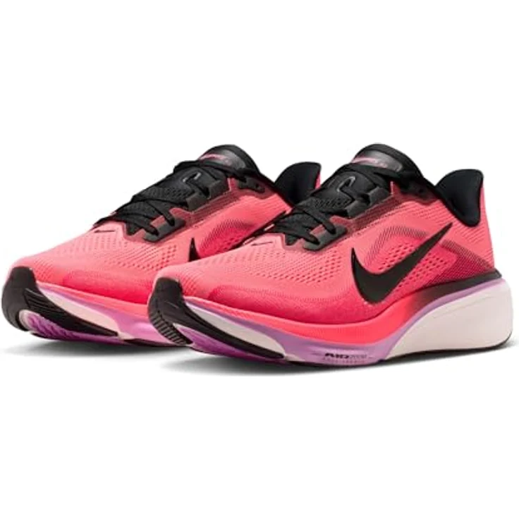 Nike Pegasus Laufschuh, atmungsaktives Mesh-Obermaterial, Rot, Gr. 42, mit Zoom Air-Dämpfung und abriebfester Laufsohle – Bild 4