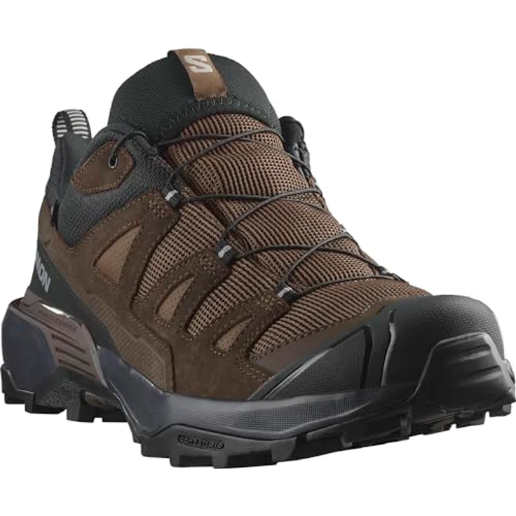 Salomon X ULTRA 360 LEATHER GORE-TEX, wasserdichter Wanderschuh für Herren mit atmungsaktiver Membran und profilierten Gummi-Sohlen – Bild 3