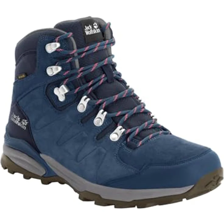 Jack Wolfskin REFUGIO TEXAPORE MID W, Damen Hikingschuh aus Veloursleder mit robustem Schutz und Stabilität – Bild 4