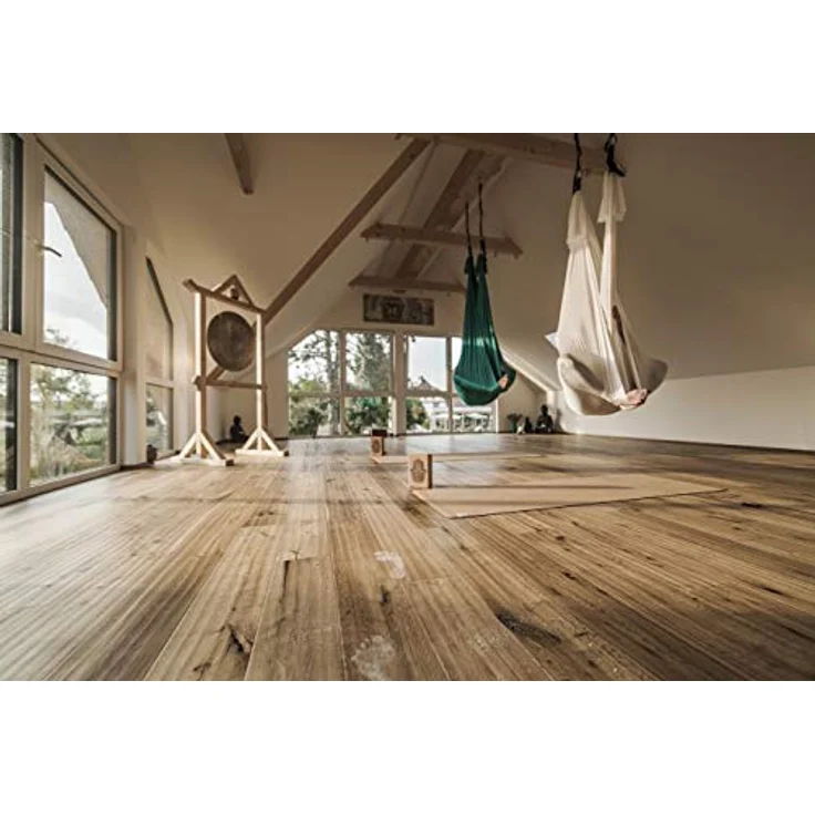 SAPURA XXL Yogamatte rutschfest - Kork und Naturkautschuk 190cm - Extra lang + Tragegurt + Umhängetasche Nachhaltig (Schwarz) – Bild 4