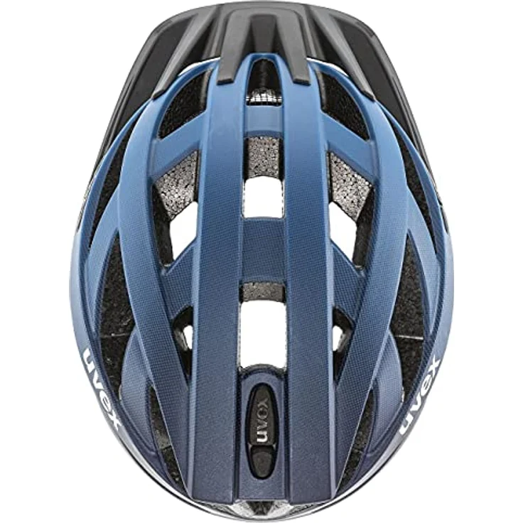 Uvex I-vo Cc MTB-Helm, vielseitig und komfortabel für City und E-Bike, Blau 52-57 cm, integrierte Sonnenblende und 24 Belüftungsöffnungen – Bild 3