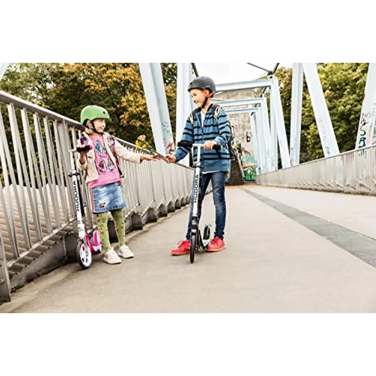 HUDORA 84103 - Skateboard-Helm, Scooter-Helm anthrazit, Gr. 51-55, mit stoßsicherem ABS und 11 Air-Vent-Belüftungslöchern – Bild 3
