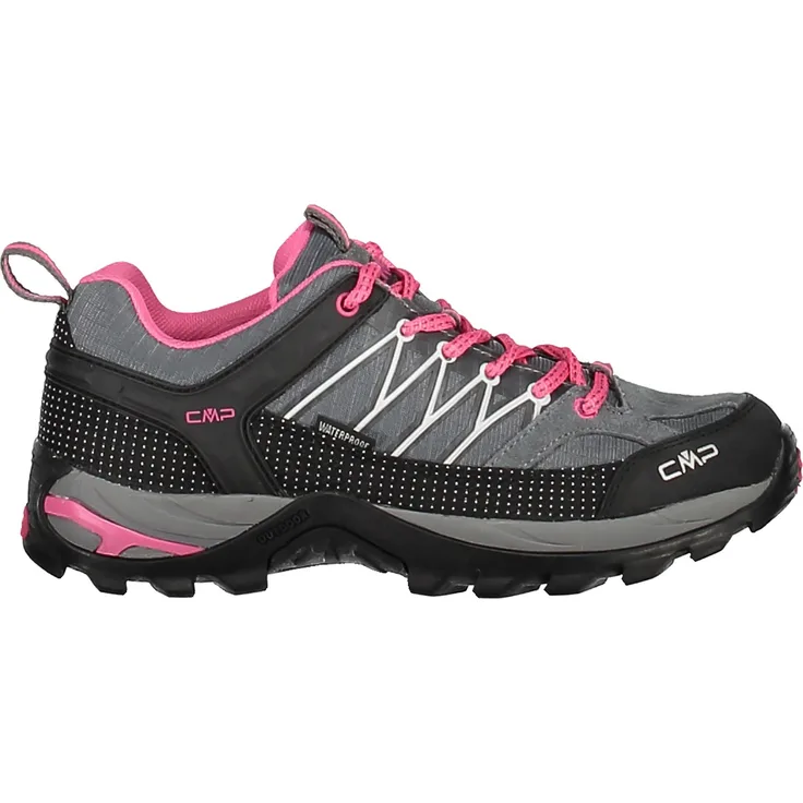 CMP Campagnolo Rigel Low WP, Damen Wanderschuhe, wasserfest mit maximalem Komfort, Größe 38, Grau