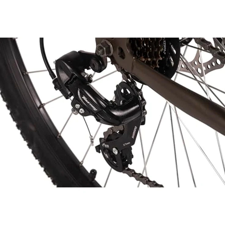 WYLD HEIST 3.0 Mountainbike Hardtail 29“, Anthrazit, 21 Gang Shimano Tourney, mechanische Scheibenbremsen, RH 51 cm – Bild 4