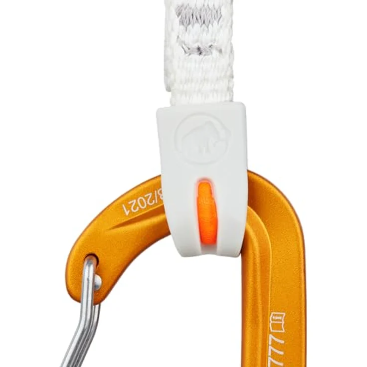 Mammut Sender Wire 17 cm Quickdraw, Gewichtsparendes Drahtgitter mit Dyneema-Schlinge und Karabiner-Schutz – Bild 5