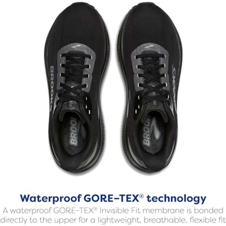 Brooks Ghost 18 GTX, Allround-Laufschuhe mit GORE-TEX Membran, wind- und wasserdicht, Schwarz – Bild 4