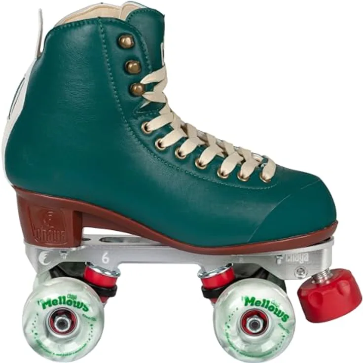 Chaya Lifestyle Melrose Rollschuhe, 59-mm-Räder, bequeme Stiefel, Juniper Green, Größe 38