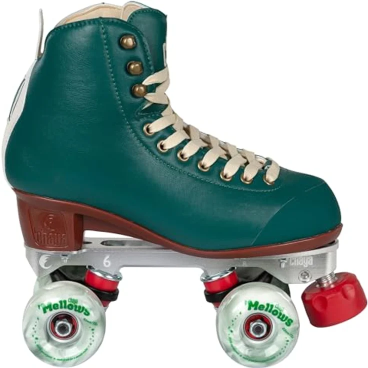 Chaya Lifestyle Melrose Rollschuhe, 59-mm-Räder, bequeme Stiefel, Juniper Green, Größe 38 – Bild 1