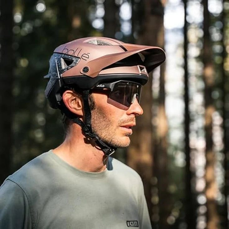 Bollé Eco Trackdown MIPS, Velohelm (52 - 55 cm) mit Opti-Dock, 3-Wege-Visier und 13 Belüftungsöffnungen – Bild 2