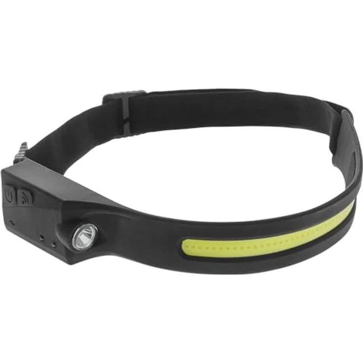 TFA Dostmann Stirnlampe LED Lumatic Free, 43.2039.01, superhell, mit rotem Licht, spritzwassergeschützt, schwarz – Bild 1