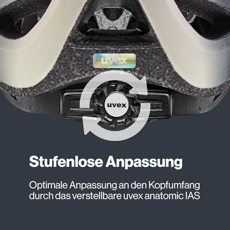 UVEX VIVA 3 S4109840915 Kinderfahrradhelm, Größe 52-57, in Blau – Bild 6