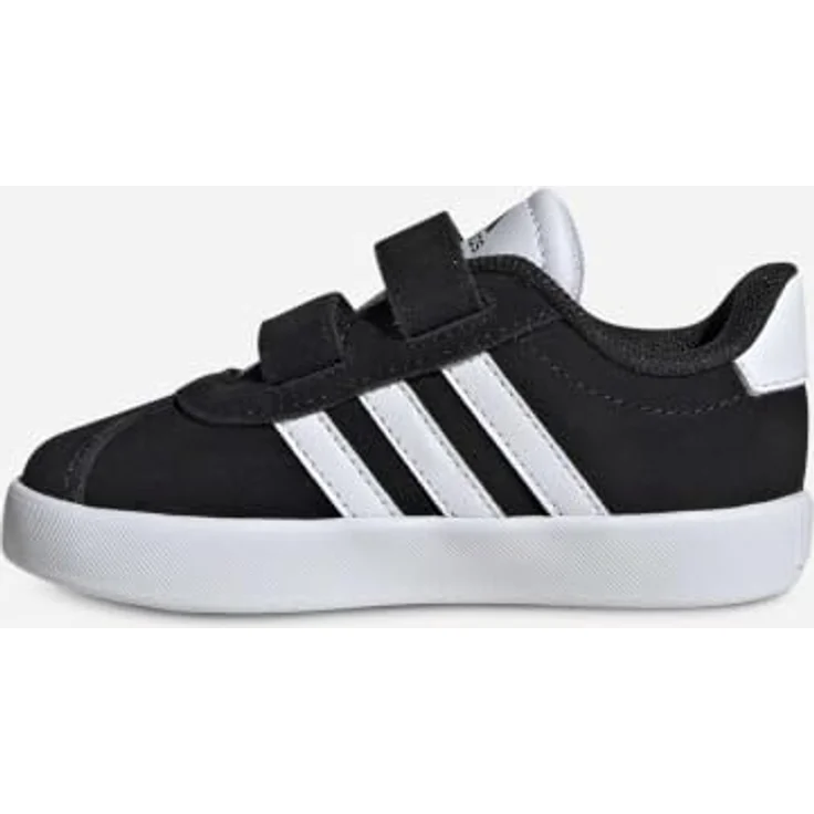 adidas ID9148_420, Laufschuhe für Kinder mit Klettverschluss, Wildleder-Obermaterial, Weiß/Core Black/Cloud White – Bild 9
